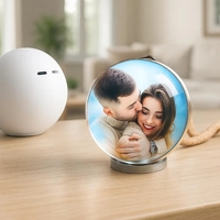 Lecteur de boule de cristal vidéo musicale créative sans fin avec écran de 2,8 pouces, design écologique, mémoire pour cadeaux surprises