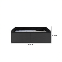 Caja de Arena Rectangular Manual Premium para Gatos, Fácil de Limpiar, con Capacidad de 20L, Material No Tejido, Accesorios Incluidos para la Higiene Felina
