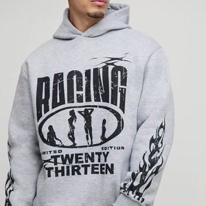 เสื้อสวมหัวมีกระเป๋าด้านหน้าสำหรับทุกเพศเสื้อฮู้ดผ้าฝ้าย100% ชุดสตรีทพิมพ์ลายฮอปสำหรับผู้ชายผู้หญิงฤดูหนาว - Product Image 1