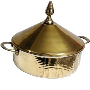 หม้อแก้วใส่อาหารสีทองสีเงินคุณภาพระดับพรีเมียมเครื่องอุ่นอาหารหลากปริมาณจากภาชนะทนไฟขนาดครึ่งลิตรสำหรับใช้ในบ้าน - Product Image 2