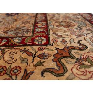 Tapis en soie bleue noués à la main Gulmarg Pae-5867, rectangulaires, en viscose, à motifs médaillon et patchwork abstrait, techniques artisanales pour la maison et la voiture - Product Image 3