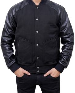 2025 venta al por mayor hombres Varsity chaquetas Letterman chaquetas personalizadas béisbol bordado parches Letterman Varsity Bomber chaqueta - Product Image 1