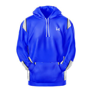 Sweat-shirts à capuche surdimensionnés pour hommes personnalisés, respirants, en polyester et coton 360 g/m², séchage rapide, anti-rides, logo sur le devant - Product Image 4