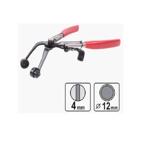 Pince de serrage de tuyau à bande plate coudée - Product Image 2