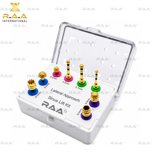 Dental Implant Lateral Approach Sinus Lift Kit Reamers <b>Diamond</b> Coated <b>Drills</b> Set Custom Logo R.A.A.INTERNATIONAL Model RAA-112 - Product Image 4