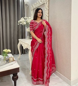 Indiase Bulk Exporteur Hoge Kwaliteit Zari Werk <span class=keywords><strong>Saree</strong></span> Dames Huwelijkskleding Sarees Voor De Beste Prijzen