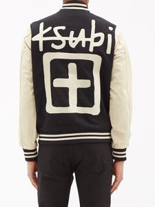 Patchs brodés OEM, veste de baseball en cuir personnalisée pour hommes, veste de rue, veste universitaire grande taille pour hommes - Product Image 4