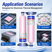 Gel conducteur thermique Kafuter K-5235 30ml, silicone à haute conductivité thermique pour remplissage, LED, CPU, travail du bois, construction