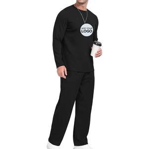 Ensemble de survêtement 2 pièces pour hommes, survêtements à col ras du cou, jogging, pull à manches longues, chemise, tenues - Product Image 5