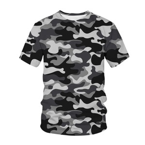 Fabricant personnalisé de t-shirt d'été vintage camouflage chasse tout imprimé évacuation de l'humidité protection UV respirant à manches courtes - Product Image 6