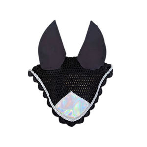 Horse <b>Bonnet</b> Premium Crochet Ear Hood for Horses with Comfortable Fit and Fly Protection Design - Product Image 2