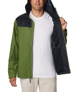 Veste de pluie personnalisée pour homme, style streetwear décontracté, en softshell, imperméable, respirante, légère, avec fermeture éclair et imprimé, pour la randonnée, vente en gros OEM - Product Image 4