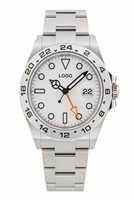 Montre de plongée pour homme avec logo personnalisé OEM, saphir lumineux, étanche 200 m, acier inoxydable, mouvement automatique NH35, montre mécanique pour homme 044