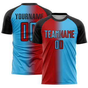 Camisetas de fútbol de Equipo de Servicio OEM, uniformes de fútbol de alto rendimiento para adultos, ropa deportiva sublimada para uso en partidos y prácticas - Product Image 6