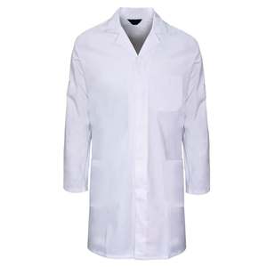 Blouse de laboratoire de gommage médical confort naturel pour les médecins, les infirmières et les travailleurs de la santé avec un tissu léger, respirant et durable - Product Image 3