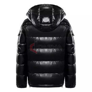 Wholesale Price Custom Made Men's High Street Puffer Jacket Shiny Canvas Warm Padding <b>Bubble</b> Bomber <b>Top</b> Trending OEM Service - Product Image 2