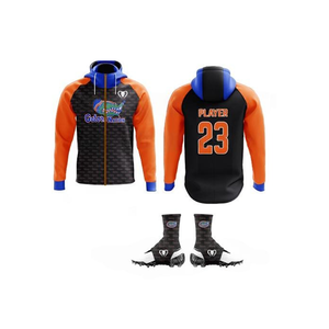 Uniforme de Fútbol Americano Transpirable Personalizado al por Mayor, Paquete de Equipación Personalizada para Equipos, Camisetas y Pantalones 100% Poliéster, Colores Personalizados - Product Image 3