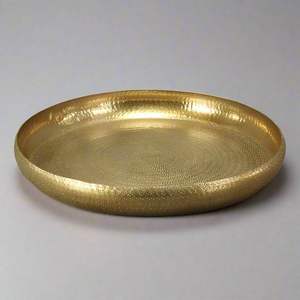 Bandeja Redonda Premium de Color Oro Rosa, Diseño Moderno de la Mejor Calidad, para Bar, Bodas, Bandejas Metálicas Personalizadas OEM - Product Image 4