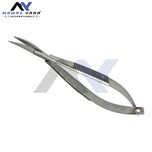 Tijeras curvas de acero inoxidable de 4,5 pulgadas, ergonómicas, duraderas y diseñadas con precisión para un corte cómodo - Product Image 3