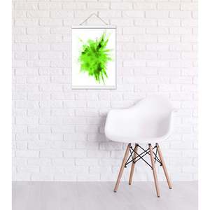 White Plastic Magnetic <b>Poster</b> Strips 30.5 cm Pair - Product Image 2