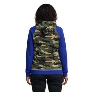 Sweat à capuche à manches raglan Camo Zeta Phi Beta Soror, inspiré des fondateurs de 1920, sororité grecque, vêtements de qualité supérieure pour femmes - Product Image 2