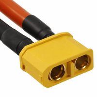 Connecteur femelle XT60 avec fil en silicone 14AWG, câble d'extension de 10 cm pour batterie Lipo RC, drone FPV, prise d'alimentation, câble de charge
