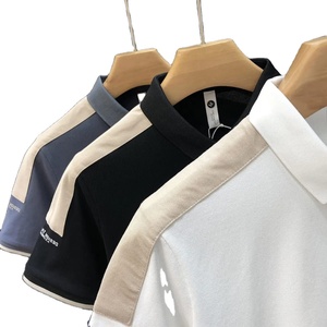 Polo para Hombre de Manga Corta, Secado Rápido, Tejido de Poliéster y Algodón, Estilo Casual, Color Liso, para Golf - Product Image 3