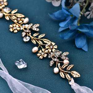 Bridella BHP355 Vintage Gold Rhinestone & Pearl <b>Tiara</b> Elegant Bridal Headwear Comfortable Fit <b>for</b> <b>Weddings</b> Proms Formal Events - Product Image 4