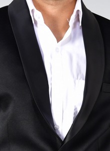 ชุดสูทผู้ชายสีดำคุณภาพส่งออก หรูหรา สำหรับงานเลี้ยง งานกลางคืน งาน VIP และงานระดับไฮเอนด์ มีจำหน่ายแล้ว - Product Image 4