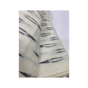 Stripes Cotton Floral Embroidery Lace Fabric Top Blouse Grey Flower Soft Tulle for DIY Sewing Lace by 1 Yard Woven Dobby 150 Gsm - Product Image 4