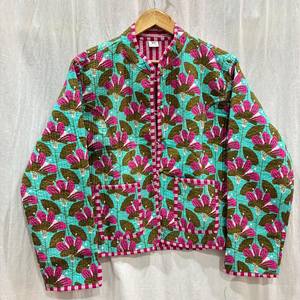 Chaquetas Kantha, chaqueta Vintage de algodón hecha a mano, cárdigan para mujer, abrigo, chaqueta Reversible india, estampado Floral - Product Image 6