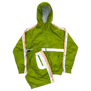 Conjuntos de chándales ajustados de talla grande, transpirables, de 100% algodón, transpirables, personalizados para mujer, ropa deportiva para exteriores, para correr, que absorbe el sudor - Product Image 6