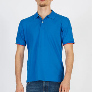 2024 nouveaux hommes pour polos 100% coton séchage rapide coupe ajustée motif solide grande taille Offre Spéciale décontracté conception unie conception vierge - Product Image 1