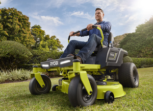 Prêt à être expédié : Tondeuse autoportée sans balais 80V HP à braquage zéro, 42 pouces, électrique sans fil sur batterie - Product Image 3