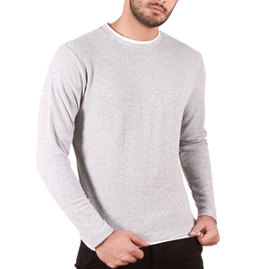 Sudaderas de talla grande para hombre, color sólido, personalizable, poliéster, algodón, mezcla básica, precio al por mayor, teñido liso para primavera - Product Image 1