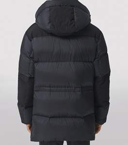 Veste à bulles personnalisée à la mode, veste d'hiver épaisse en tissu lourd pour hommes, veste matelassée à capuche pour hommes - Product Image 3