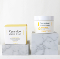 Crème pour le visage K-Beauty, collagène, vitamine C, acide hyaluronique, niacinamide, glycérine, aloe vera, vitamine E, hydratante, éclaircissante