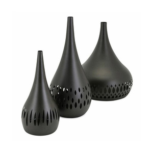 2026 Newest Design Set of Three Flower Pot Tableware Classic Design Flower Vase Silver Color for Indoor & Outdoor Decoration - Product Image 5