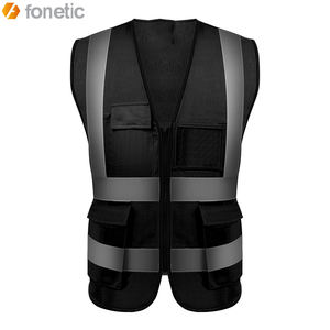 2022 nouveauté haute qualité léger haute visibilité gilet Logo personnalisé impression étanche à l'eau pour le travail en plein air - Product Image 5