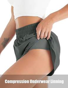 Shorts pour femmes mode été taille haute respirant vêtements de sport Yoga course salon Streetwear décontracté personnalisé marque de vêtements à la mode - Product Image 2