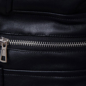 High Quality New <b>Men's</b> Winter Leather <b>Jacket</b> Breathable Waterproof Windproof Black <b>Velvet</b> Coat - Product Image 5