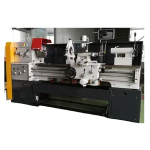 SUPERTECH LC510AX1500 manual lathe machine heavy duty lathe with 82mm big spindle bore