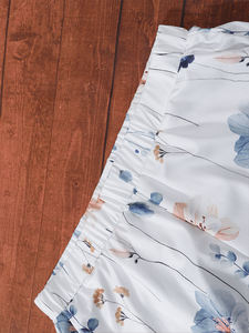 Imprimés floraux taille moyenne pantalon décontracté pour femmes de grande taille coton confortable respirant pour les vêtements d'hiver de tous les jours - Product Image 3