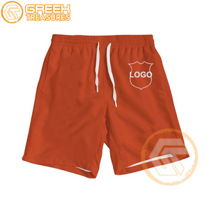 Customized Alpha Cotton Fleece Embroidered <b>Shorts</b> Fraternity High Quality Greek Psi Men Breathable <b>Shorts</b> & <b>Trousers</b> Sorority - Product Image 2