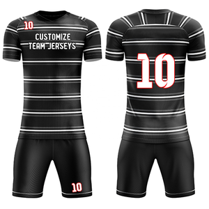 Conjunto de ropa deportiva de fútbol personalizable para hombre, multidiseño uniformes de fútbol, etiquetas con logotipo, incluye pantalones cortos de Jersey para corte automatizado - Product Image 3