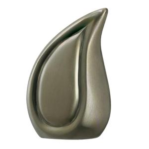 Urnes funéraires en laiton de haute qualité pour adultes avec oiseau en pewter et finition bleue, urnes funéraires en métal pour les cendres humaines - Product Image 4