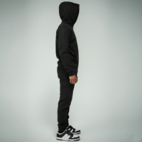 Sudadera con Capucha y Cremallera Completa para Niños, Informal, Ecológica, de Secado Rápido, Transpirable, Personalizada, de Forro Polar, Unisex, para Correr, Chándal para Niños