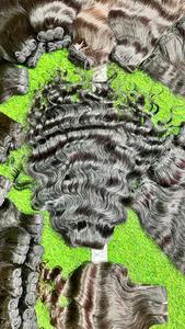 Raw Indian Natural Straight Hair 26 pulgadas Premium Virgin Cabello humano para extensiones y pelucas al mejor precio - Product Image 4