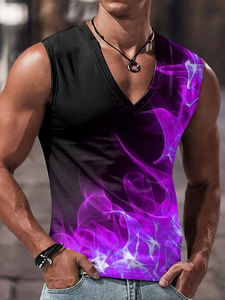 Débardeur pour hommes pour le sport, la salle de sport et l'entraînement Débardeur pour hommes de couleur unie, imprimé et personnalisé de haute qualité à vendre - Product Image 3