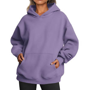 Sweat-shirt à capuche pour femme, imprimé personnalisé, surdimensionné, en molleton de coton - Product Image 3